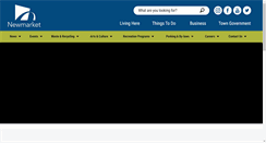 Desktop Screenshot of newmarket.ca
